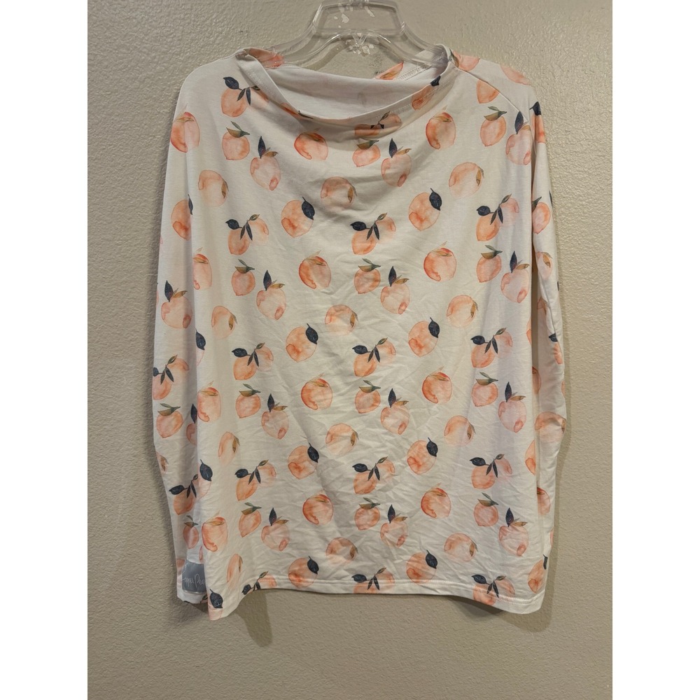 Copper Pearl Multi-Use Nursing Cover Car Seat Canopy Peach Watercolor Print